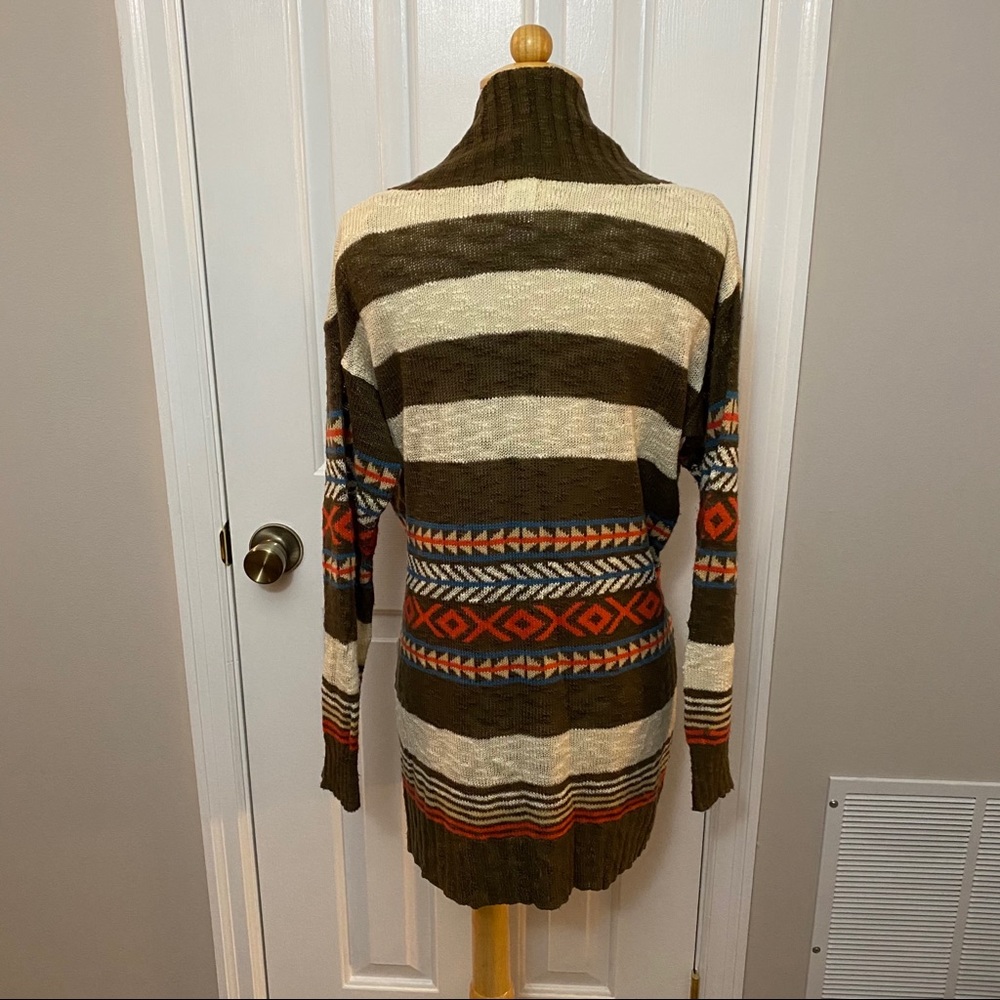 Striped Aztec Cardigan - Picture 4 of 4
